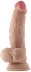 Shaft Dildo din Silicon cu Testicule Shaft Model N 19 cm Pine Dildo