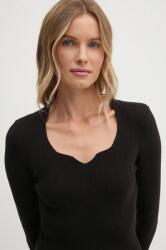 Benetton pulóver könnyű, női, fekete, 112PD401V - fekete L