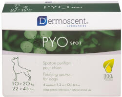 Dermoscent PYO-spot kutyáknak 10-20 kg 4 db