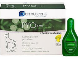 Dermoscent PYO-spot kutyáknak 1-10 kg 4 db