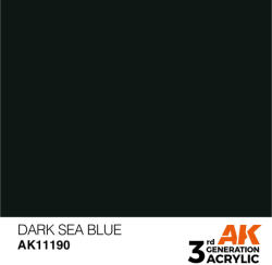 AK Interactive Dark Sea Blue Acrylic Paint 17ml (AK11190)