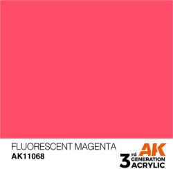 AK Interactive Fluorescent Magenta Acrylic Paint 17ml (AK11068)