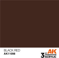 AK Interactive Black Red Acrylic Paint 17ml (AK11098)