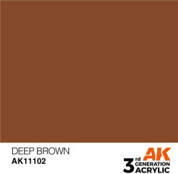 AK Interactive Deep Brown Acrylic Paint 17ml (AK11102)