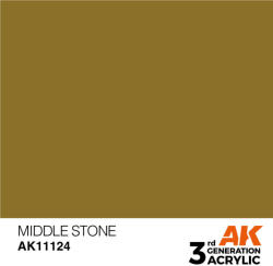 AK Interactive Middle Stone Acrylic Paint 17ml (AK11124)