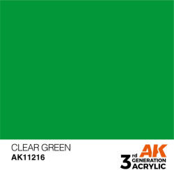 AK Interactive Clear Green Acrylic Paint 17ml (AK11216)