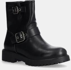 Answear Lab bokacsizma fekete, női, lapos talpú - fekete Női 36 - answear - 16 990 Ft