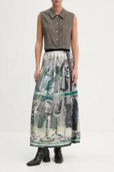 MSGM szoknya zöld, maxi, harang alakú, 3742MDD11P. 247963 - zöld 34
