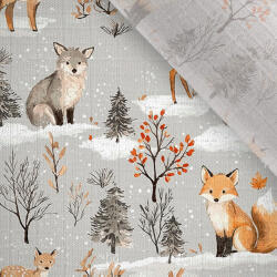 Takoy Pelenka bambusz muszlin Takoy állatkák szürke erdőben