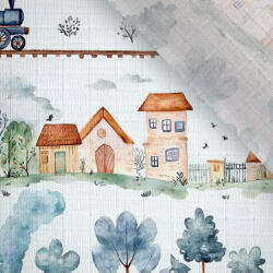 Takoy Pelenka bambusz muszlin Takoy mesebeli kék vonat