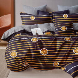 idealisotthon 7 részes kétoldalas ágyneműhuzat - aranycsíkok (IO-SY-BL-BL-07-06)