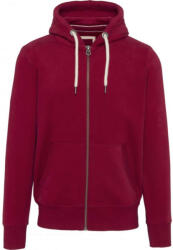 Kariban Férfi cipzáras kapucnis vastag pulóver, Kariban KV2306, Vintage Dark Red-3XL (kv2306vdre-3xl)