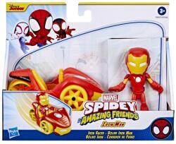Hasbro Set vehicul si figurina Iron Man Spidey Prietenii Extraordinari (F1459_F3992) Figurina