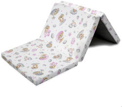 New Baby Salteluta pliabila, New Baby, pentru patut, din spuma, 120x60x5 cm, Koala Pink (55554)