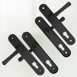 KOTARBAU Set de mânere de ușă 90 negru (0537)
