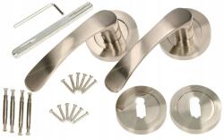 Kotarbau Mâner de ușă set satinat 110mm cheie escortă cheie (ZSY0316)