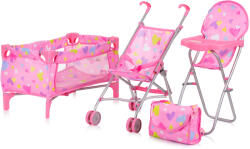 Chipolino Комплект за кукли 3 в 1 Chipolino - Трикси, Сърчица (KZKTR02402HE)
