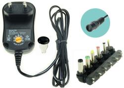 AHT ACDCU1000 3-12 V-os, 1 A-es univerzális hálózati adapter