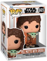 Funko The Mandalorian Funko POP! Star Wars Figura - Peli Motto with Grogu 9 cm #665