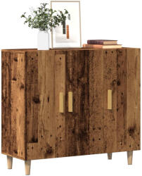 vidaXL antik fa színű szerelt fa tálalószekrény 90 x 34 x 80 cm (856890) - balena