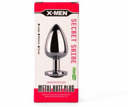 X-Men Secret Shade Metal Butt Plug Red L - szexshoponline