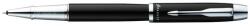 Parker Rollertoll, 0, 5 mm, ezüst színű klip, fekete tolltest, PARKER IM Royal , fekete (ICPIMR01)