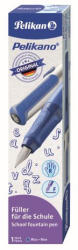 Pelikan Stilou Pelikano, penita F pentru dreptaci, grip economic, Albastru (824453)