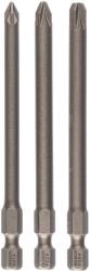 Bosch 2607001761 Extra-Hart 3 darabos csavarhúzóhegy-készlet PZ1 (2.607.001.761)