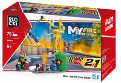 Klocki BLOCKI Joc constructie, My Fire Brigade, Utilaj pompieri, 75 piese Blocki RB26964 (RB26964)