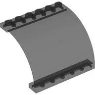 LEGO® 5065c251 - LEGO átlátszó fekete panel, íves 6 x 5 x 3 méretű (5065c251)