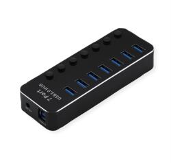 Roline 14.02. 5057 USB 3.0 HUB - 7 Portos