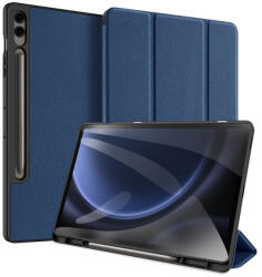 Dux Ducis Samsung Galaxy Tab S9 FE Plus WIFI (SM-X610), Galaxy Tab S9 FE Plus LTE (SM-X616), Dux Ducis Domo tablet tok, Asztali tartó, Sötétkék
