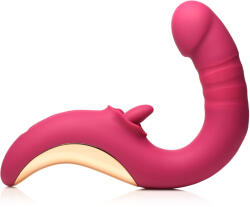 Lickgasm Tease & Please Thrusting & Licking Vibrator Pink Vibrator