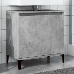 vidaXL betonszürke szerelt fa mosdószekrény 58x33x60 cm (857116)
