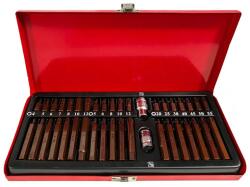  Verke premium line bithegy készlet 40 db-os hoszított torx sűrített torx imbusz spline s2 V39025 (V39025)