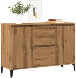 vidaXL kézműves tölgy színű szerelt fa tálalószekrény 102 x 35 x 70 cm (856487)
