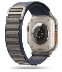 Tech-Protect TP1924 Tech-Protect Nylon Pro Apple Watch 6 / 7 / 8 / 9 / 10 / SE / ULTRA 1 / 2 (44/45/46/49mm) óraszíj, szürke-kék (TP1924)