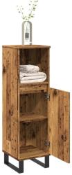 vidaXL antik fa színű szerelt fa fürdőszobaszekrény 30 x 30 x 100 cm (857211)