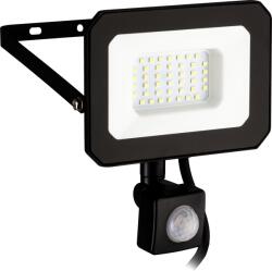 EGLO LED reflektor , 30W , természetes fehér , fekete , alumínium , üveg , mozgásérzékelős , IP65 , EGLO , ECO RANGE , RISACCA-E , 74016 (74016)
