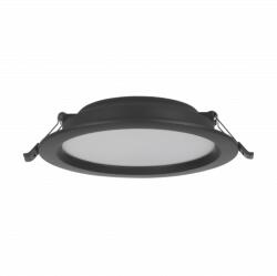 EGLO LED panel , süllyesztett , 10.5W , kerek , fekete , 16.6 cm , természetes fehér , műanyag , EGLO , ECO RANGE , IDUN-E , 74162 (74162)