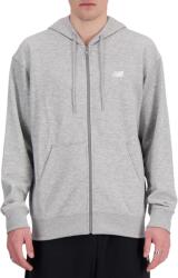 New Balance Sport Essentials Logo Fleece Full Zip Kapucnis melegítő felsők mj41502-ag Méret S - top4running