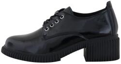 Pass Collection Pantofi dama, Pass Collection, J8B21601-01-L-Negru, casual, piele naturala, cu toc, negru (Marime: 38)