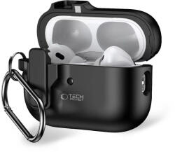 Tech-Protect AirPods Pro 1 / 2 Tok - Tech-Protect Slim Hook - Fekete (WR-181496)