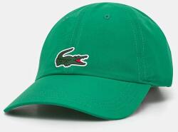 Lacoste baseball sapka zöld, nyomott mintás, RK2450 - zöld Univerzális méret - answear - 19 990 Ft