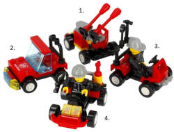 alleBLOX építőkocka készlet Fire Brigade Tűzoltóautó 27-36 db (többféle) 1 db (292814)