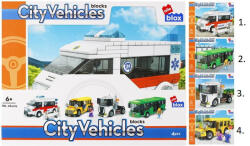 alleBLOX építőkocka készlet City Vehicles Járművek 211-255 db (többféle) 1 szett (295164)
