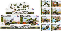 alleBLOX Építőjáték Alleblox Military Force 96-105db/8változat (298226)