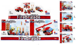alleBLOX építőkocka készlet Fire Brigade 98-104 db Tűzoltó jármű (többféle) 1 db (298223)