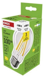 EMOS Filament 10, 5W (100W) E27 1521lm 4000K ZF5D63 A60 LED izzó (EMOS-ZF5D63)