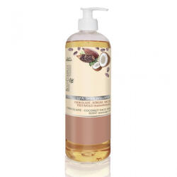 Lady Stella Spa Spirit Wellness csokoládé kókusz intenzív bőrápoló masszázsolaj, pumpás, 1 l - hajpatika